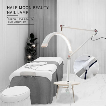 HD-M3X For Eyelash Extensions / Tattoo / Nail Art Lighting Lamp 16 inch Clip-on Half Moon Desk Lamp(US Plug) - Selfie Light by buy2fix | Online Shopping UK | buy2fix