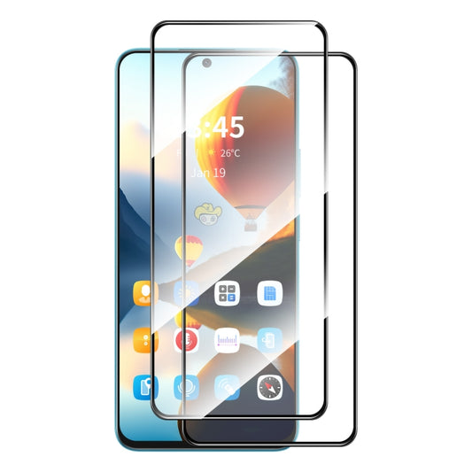 For Tecno Spark Go 2024 2pcs ENKAY Full Glue High Aluminum-silicon Tempered Glass Film - Tecno Tempered Glass by ENKAY | Online Shopping UK | buy2fix