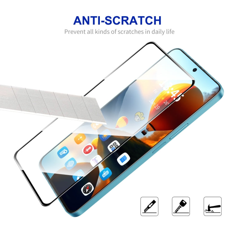 For Tecno Spark Go 2024 10pcs ENKAY Full Glue High Aluminum-silicon Tempered Glass Film - Tecno Tempered Glass by ENKAY | Online Shopping UK | buy2fix