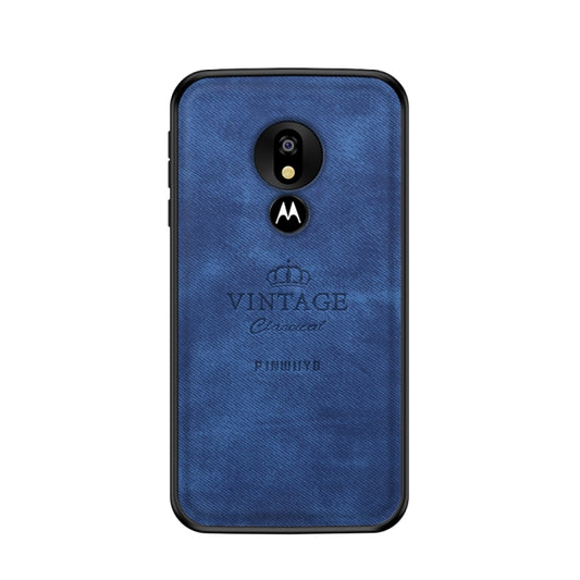 PINWUYO Shockproof Waterproof Full Coverage PC + TPU + Skin Protective Case for Motorola Moto G7 Play (Eurasian Version)(Blue) - Motorola Cases by PINWUYO | Online Shopping UK | buy2fix