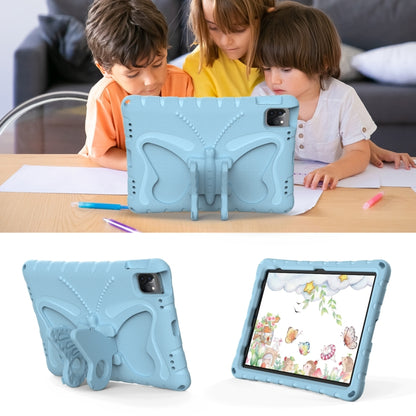 For iPad Pro 11 2024 Butterfly Bracket EVA Shockproof Tablet Case(Light Blue) - iPad Pro 11 2024 Cases by buy2fix | Online Shopping UK | buy2fix