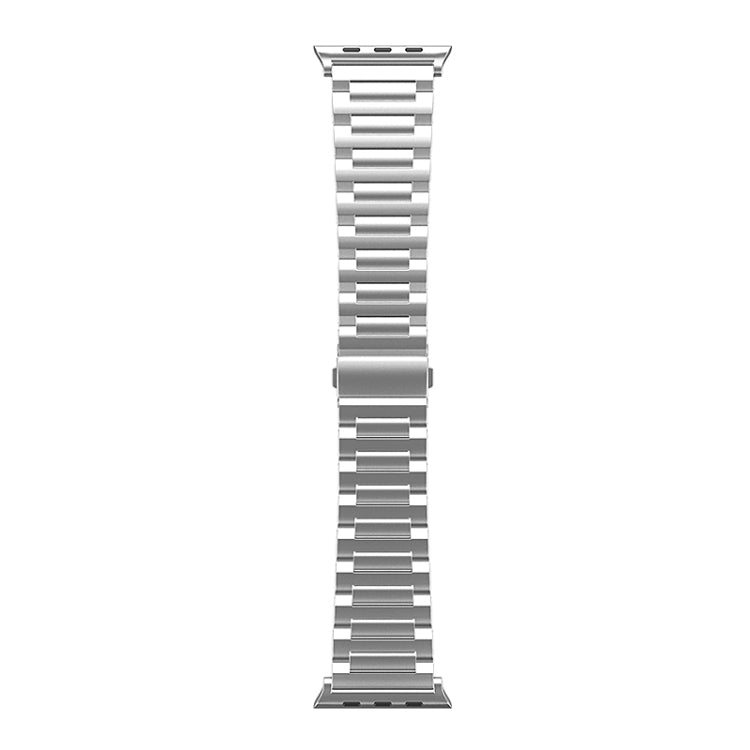 For Apple Watch Series 9 45mm I-Shaped Titanium Watch Band(Sliver) - Watch Bands by buy2fix | Online Shopping UK | buy2fix