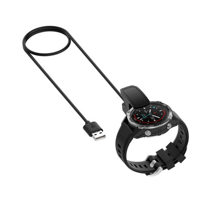 For Garmin Descent G1 Solar letel Smart Watch USB Charging Cable With Data Function(Black) - Charger by buy2fix | Online Shopping UK | buy2fix