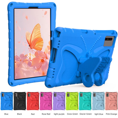 For Samsung Galaxy Tab S9 11 X710 Butterfly Bracket EVA Shockproof Tablet Case(Blue) - Other Galaxy Tab PC by buy2fix | Online Shopping UK | buy2fix