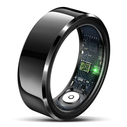 R6 SIZE 9 Smart Ring, Support Heart Rate / Blood Oxygen / Sleep Monitoring(Black) - Smart Rings / Smart Telephones by buy2fix | Online Shopping UK | buy2fix