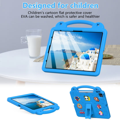 For iPad Air 13 2024 Handle Kickstand Children EVA Shockproof Tablet Case(Sky Blue) - iPad Air 13 2024 Cases by buy2fix | Online Shopping UK | buy2fix