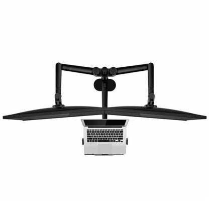 OL-10T Clip-on Desktop Stand Dual Computer Monitor Riser Bracket Laptop Holder - Laptop Stand by buy2fix | Online Shopping UK | buy2fix