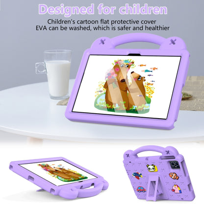 For Blackview Tab 80 10.1 2023 Handle Kickstand Children EVA Shockproof Tablet Case(Light Purple) - Others by buy2fix | Online Shopping UK | buy2fix