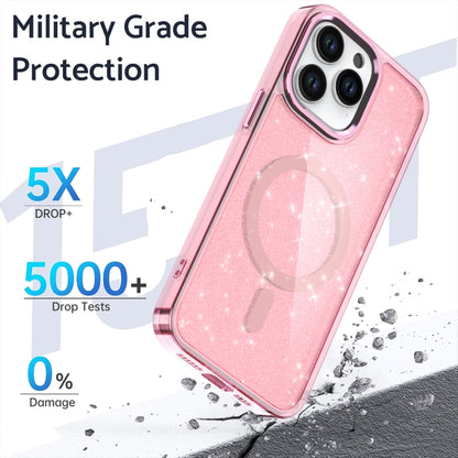 For iPhone 13 Glitter MagSafe Shockproof Phone Case(Grey) - iPhone 13 Cases by buy2fix | Online Shopping UK | buy2fix