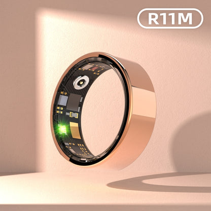 R11M SIZE 9 Smart Ring, Support Heart Rate / Blood Oxygen / Sleep / Multiple Sports Modes(Gold) - Smart Rings / Smart Telephones by buy2fix | Online Shopping UK | buy2fix