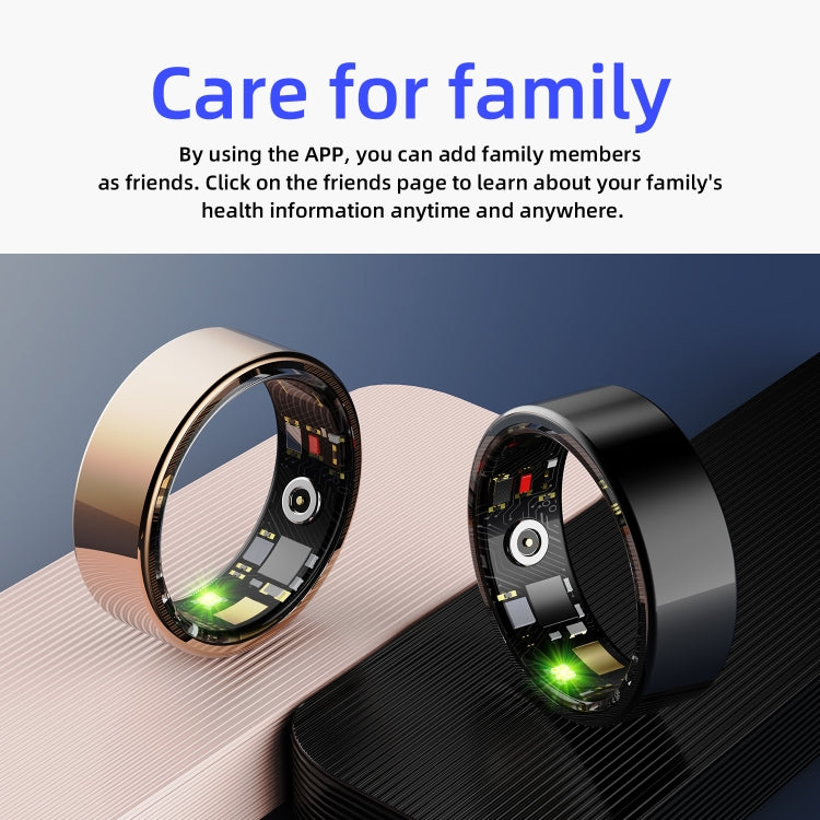 R11M SIZE 13 Smart Ring, Support Heart Rate / Blood Oxygen / Sleep / Multiple Sports Modes(Gold) - Smart Rings / Smart Telephones by buy2fix | Online Shopping UK | buy2fix