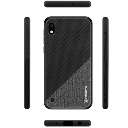 PINWUYO Honors Series Shockproof PC + TPU Protective Case for Galaxy A10(Black) - Galaxy Phone Cases by PINWUYO | Online Shopping UK | buy2fix