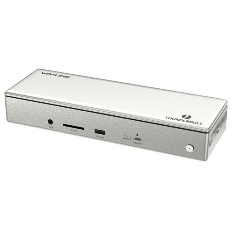 WAVLINK UTD41 PRO RJ45 / Audio / SD Card Reader 15-in-1 Thunderbolt 4 Docking Station, Plug:UK Plug -  by WAVLINK | Online Shopping UK | buy2fix