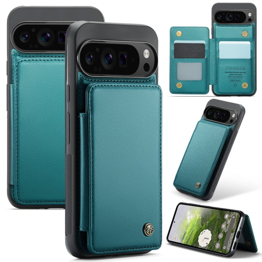 For Google Pixel 9 Pro XL CaseMe C22 Card Slots Holder RFID Anti-theft Phone Case(Green) - Google Cases by CaseMe | Online Shopping UK | buy2fix