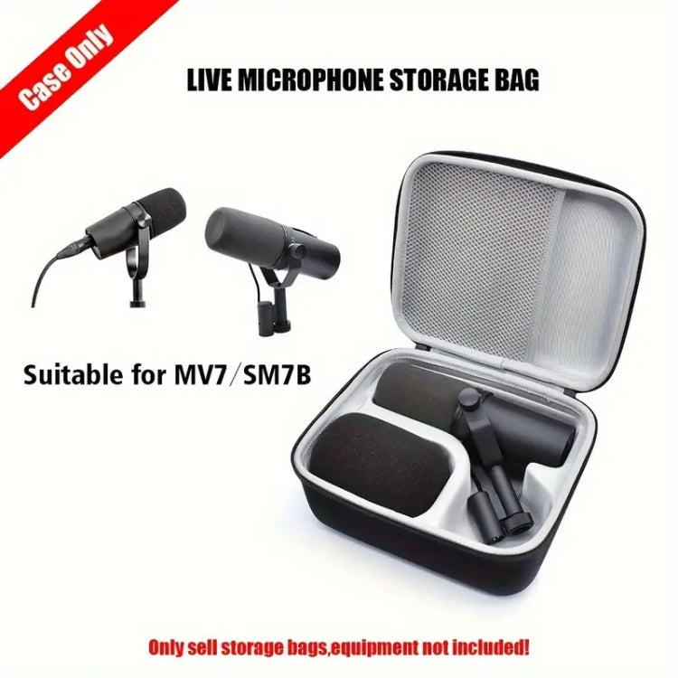 For Shure SM7B / MV7 / MV7X Outdoor Travel Hard Shell Storage Bag - Microphone by buy2fix | Online Shopping UK | buy2fix