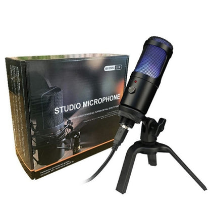 A6 USB Interface Laptop Recording Microphone with RGB Light - Microphone by buy2fix | Online Shopping UK | buy2fix