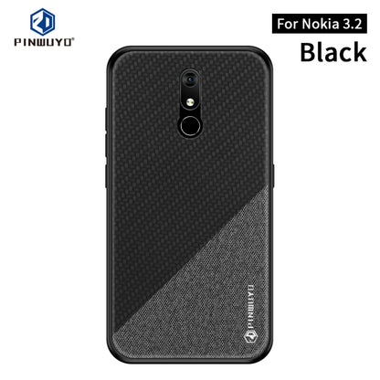 PINWUYO Honors Series Shockproof PC + TPU Protective Case for Nokia 3.2(Black) - Nokia Cases by PINWUYO | Online Shopping UK | buy2fix