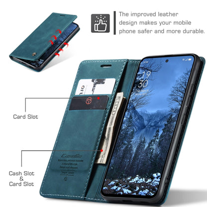 For OPPO Reno12 F /12 FS 5G CaseMe 013 Multifunctional Horizontal Flip Leather Phone Case(Blue) - Reno12 F Cases by CaseMe | Online Shopping UK | buy2fix