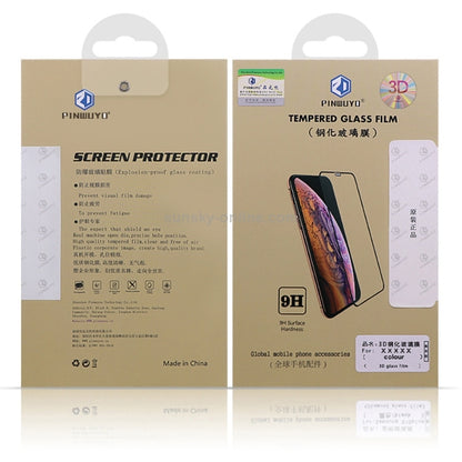 PINWUYO 9H 3D Curved Tempered Glass Film for Galaxy A30 （black） - Galaxy Tempered Glass by PINWUYO | Online Shopping UK | buy2fix