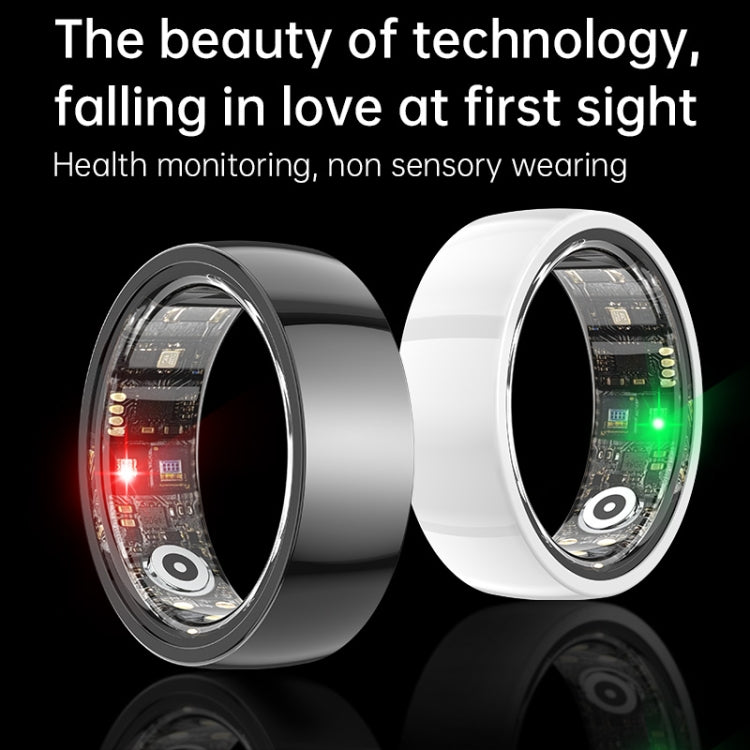 R1000 SIZE 8 Smart Ring, Support Heart Rate / Blood Oxygen / Sleep / Multiple Sports Modes(White) - Smart Rings / Smart Telephones by buy2fix | Online Shopping UK | buy2fix