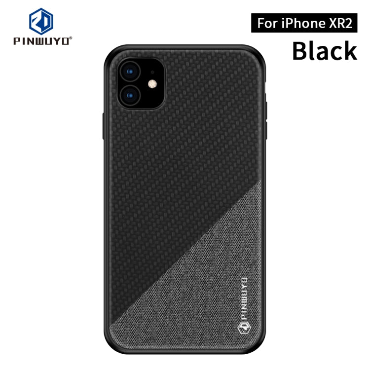 For iPhone 11 PINWUYO Honors Series Shockproof PC + TPU Protective Case (Black) - iPhone 11 Cases by PINWUYO | Online Shopping UK | buy2fix