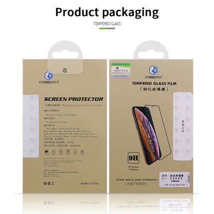 For iPhone 11 Pro Max PINWUYO 9H 2.5D Full Screen Tempered Glass Film(White) - iPhone 11 Pro Max Tempered Glass by PINWUYO | Online Shopping UK | buy2fix