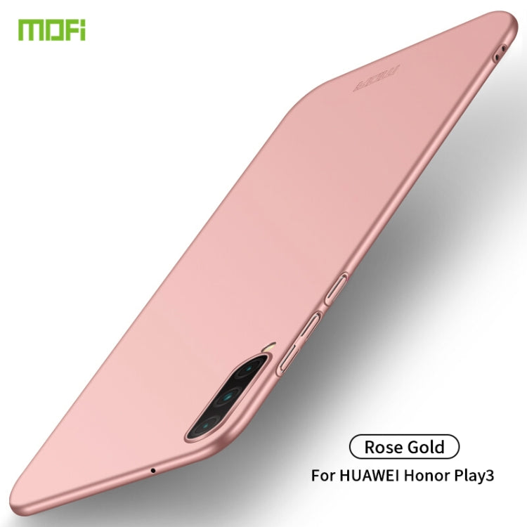 For Huawei Honor Play 3 MOFI Frosted PC Ultra-thin Hard Case(Rose gold) - Honor Cases by MOFI | Online Shopping UK | buy2fix