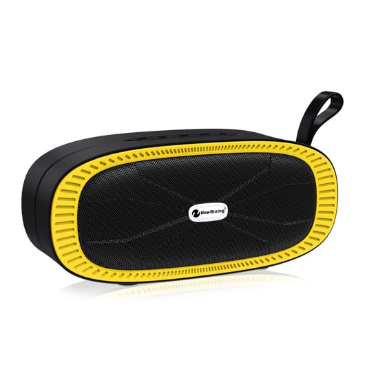 New Rixing NR4022 Portable Stereo Surround Soundbar Bluetooth Speaker with Microphone, Support TF Card FM(Yellow) - Desktop Speaker by NewRixing | Online Shopping UK | buy2fix