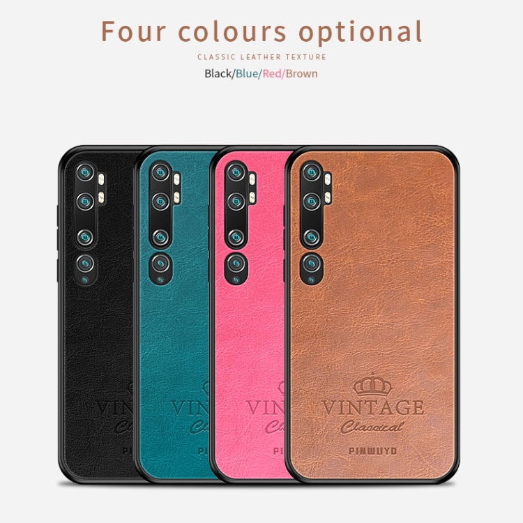 For Xiaomi Mi CC9 Pro / Note10 PINWUYO Pin Rui Series Classical PU Leather + PC + TPU Anti-fall All-inclusive Case (Brown) - Xiaomi Cases by PINWUYO | Online Shopping UK | buy2fix