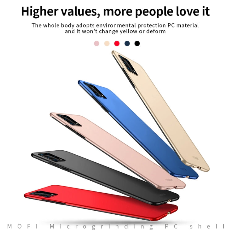 For Huawei P40 Pro MOFI Frosted PC Ultra-thin Hard Case(Gold) - Huawei Cases by MOFI | Online Shopping UK | buy2fix