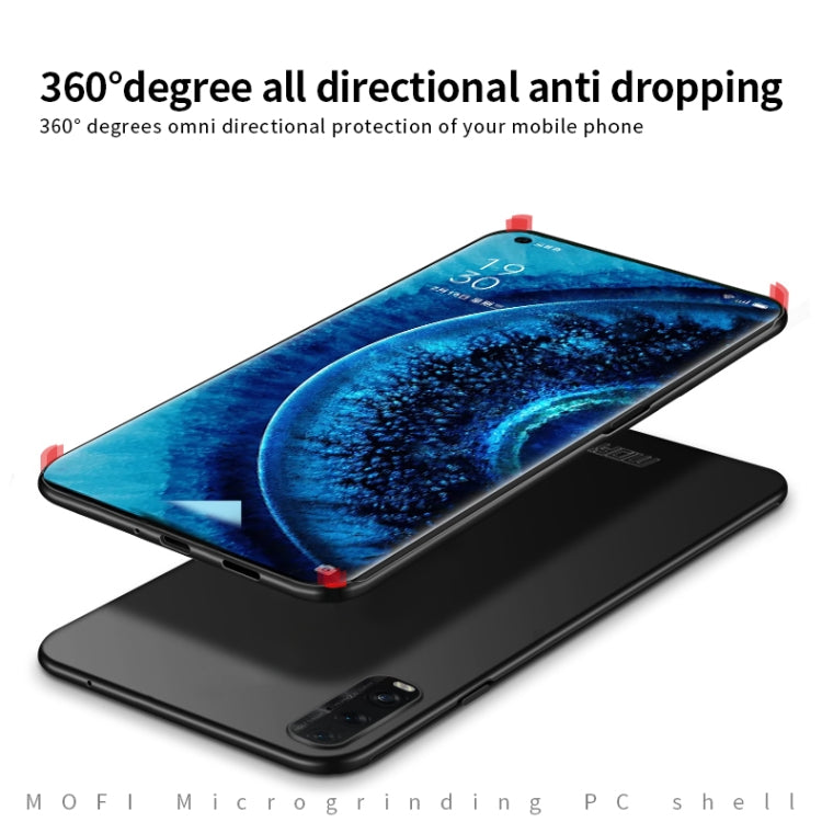 For OPPO Find X2 MOFI Frosted PC Ultra-thin Hard Case(Black) - OPPO Cases by MOFI | Online Shopping UK | buy2fix