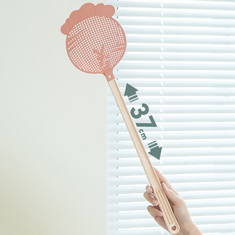 Summer Plastic Fly Swatter Flycatcher, Style:Snowflake Pattern(Green) - Fly Swatter by buy2fix | Online Shopping UK | buy2fix