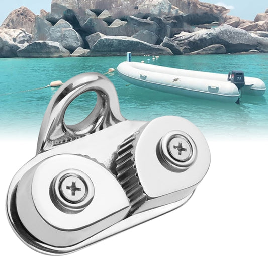 Marine Sailboat 316 Stainless Steel Pulley Rope Clamp - Marine Accessories & Parts by buy2fix | Online Shopping UK | buy2fix