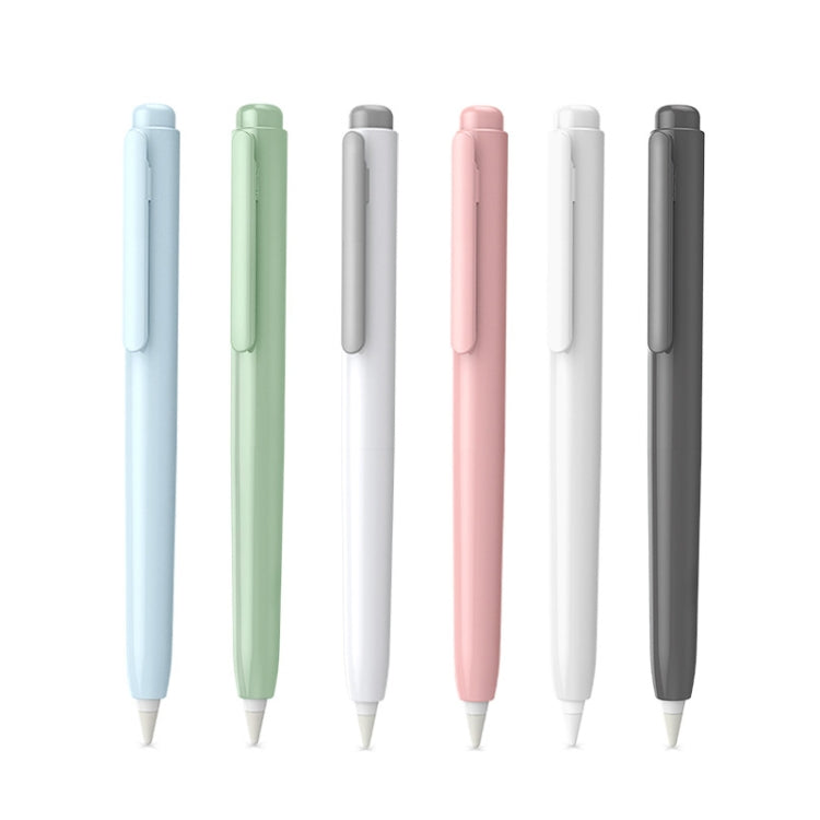 Automatic Retractable Stylus Pen Case For Apple Pencil 2(White) - Pencil Accessories by buy2fix | Online Shopping UK | buy2fix