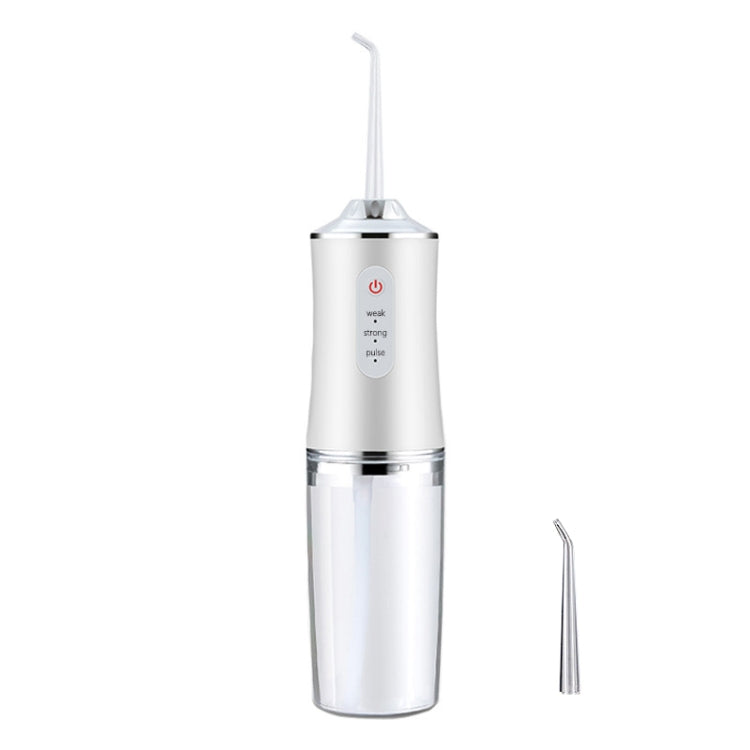 6886 Dental Flusher Water Dental Floss Portable Household Teeth Oral Cleaning Dental Scaler, Band Width: Single Head(White) - Oral Irrigators by buy2fix | Online Shopping UK | buy2fix