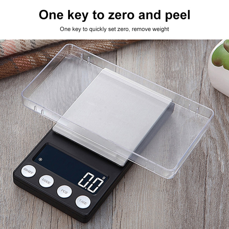 High-Precision Electronic Scale Mini Portable Jewellery Medicine Scale, Style:300g/0.01g - Jewelry Scales by buy2fix | Online Shopping UK | buy2fix