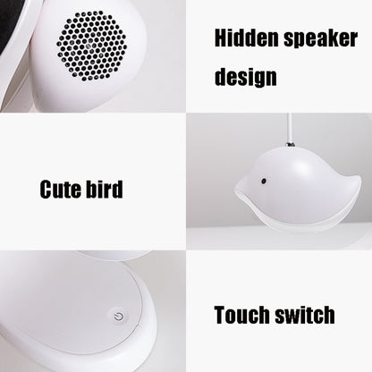 Bird Speaker Night Light Bedroom Bedside Music Desk Lamp, Style:Basic - Night Lights by buy2fix | Online Shopping UK | buy2fix