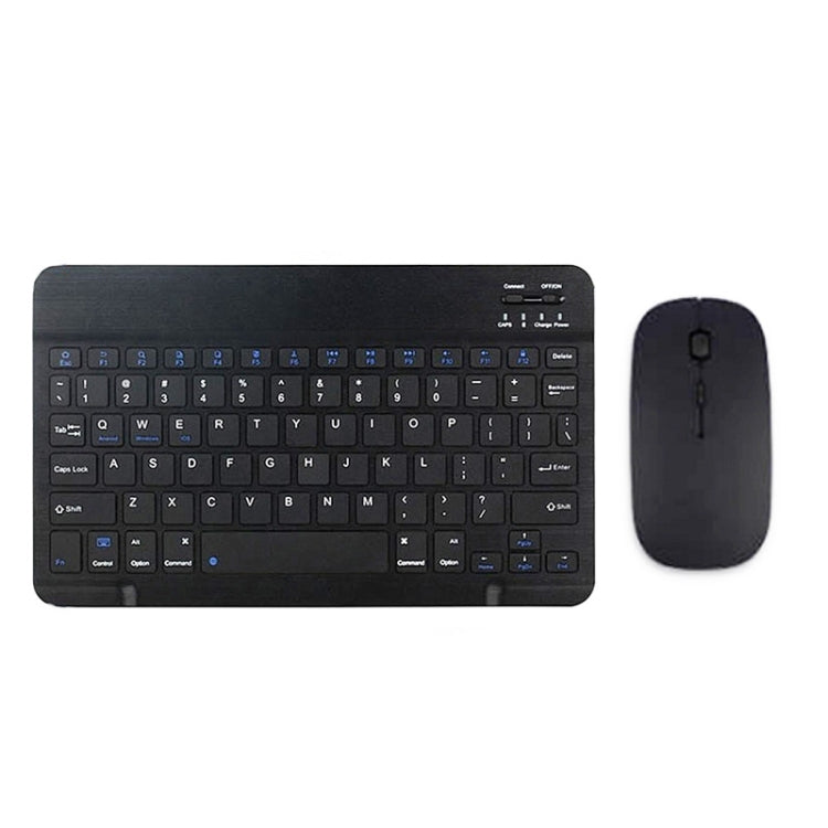 YS-001 7-8 inch Tablet Phones Universal Mini Wireless Bluetooth Keyboard, Style:with Bluetooth Mouse(Black) - Universal Keyboard by buy2fix | Online Shopping UK | buy2fix