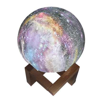 1W 3D Moon Lamp Children Gift Table Lamp Painted Starry Sky LED Night Light, Light color: 20cm Remote Control 16-colors - Night Lights by buy2fix | Online Shopping UK | buy2fix