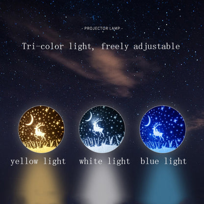 Fantasy Starry Sky Projector Night Light Atmosphere Light Valentine Day Gift, Style: Rechargeable - Night Lights by buy2fix | Online Shopping UK | buy2fix