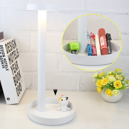 BC965 Student Eye Protection USB Waterproof LED Table Lamp Bedside Bar Table Lamp, Colour: White Storage - Bedside Light by buy2fix | Online Shopping UK | buy2fix