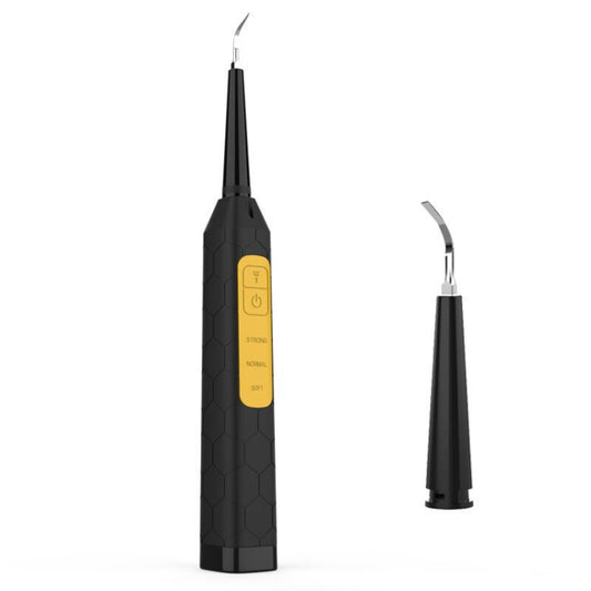 JYQ-023 Oral Tooth Cleaning and Care Tool Household Electric Dental Instrument for Removing Yellow Teeth and Tobacco Stains(Black + Tooth Surface Cleaning Head) - Oral Irrigators by buy2fix | Online Shopping UK | buy2fix