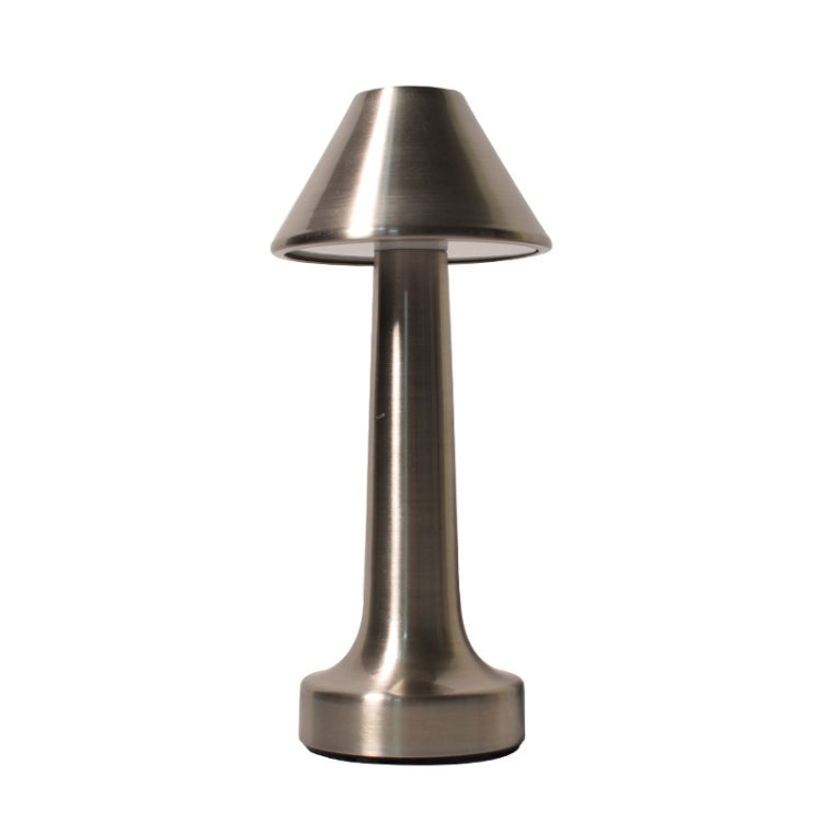 JB-TD001 LED Touch Table Lamp Cafe Restaurant Decoration Night Light, Specification: AU Plug(Silver) - Bedside Light by buy2fix | Online Shopping UK | buy2fix