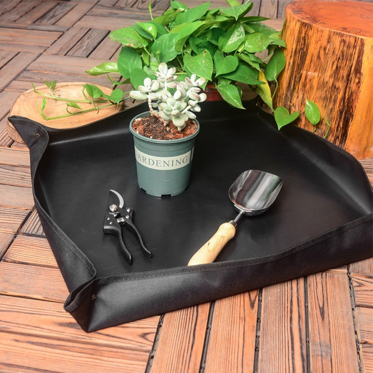 Balcony Green Planting Pot Rolling Basin Mat Home Gardening Seed Planting Waterproof Flower Pad Replacement Operation Pad(V2.0 Black) - Others by buy2fix | Online Shopping UK | buy2fix