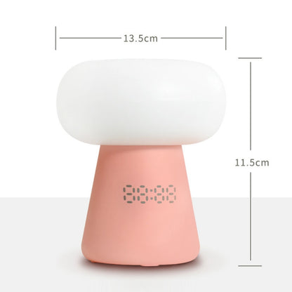 XYD-055 Cloud Mushroom USB Clock Night Light Sleep Timer Remote Control Bedside Lamp, Light color: Pat Type White Light - Night Lights by buy2fix | Online Shopping UK | buy2fix