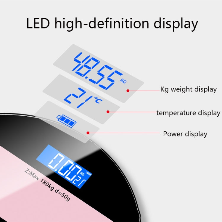 Body Weight Scale USB Home Body Fat Scale Battery Version(Lemon) - Body Scales by buy2fix | Online Shopping UK | buy2fix