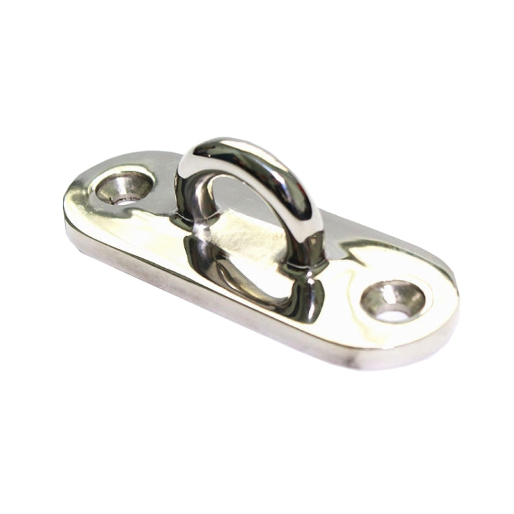 316 Stainless Steel Oval Boat Plate Seat Hand Rowing Boat Fixed Seat Accessories, Specification: 88mm - Marine Accessories & Parts by buy2fix | Online Shopping UK | buy2fix