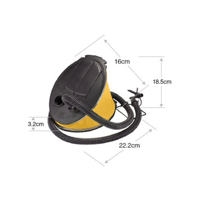 3L Foot Pump Foot-Operated Inflatable Pump for Inflatable Bed / Swimming Ring / Kayak(Yellow) - Marine Accessories & Parts by buy2fix | Online Shopping UK | buy2fix