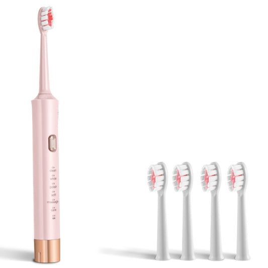 AW-175 Adult Household USB Sonic Electric Toothbrush Couple Toothbrush(Pink) - Toothbrushes by buy2fix | Online Shopping UK | buy2fix