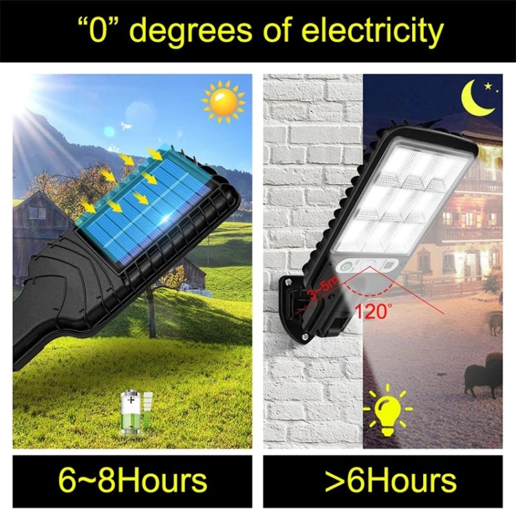 616 Solar Street Light LED Human Body Induction Garden Light, Spec: 60 SMD With Remote Control - Street Lights by buy2fix | Online Shopping UK | buy2fix